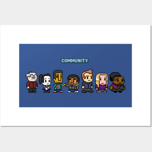 Community 8bit Retro Posters and Art